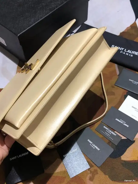 SMOOTH SATCHEL IN YSL SUNSET LEATHER MEDIUM 0704